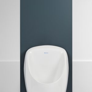 Acryl Abdeckplatte als Spritzschutz mit Urinal anthrazit