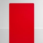 Acryl Abdeckplatte als Spritzschutz rot
