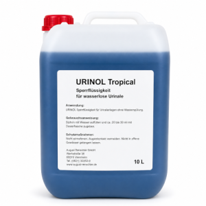 Urinol Tropical, 10 Ltr. Sperrflüssigkeit für wasserlose Urinale, 10 Liter Kanister, Duftnote Tropical